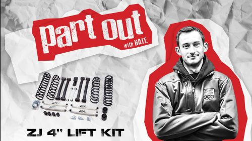 PART OUT: JEEP ZJ 4" Lift Kit